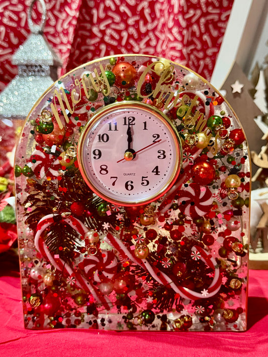 Christmas Resin Clock